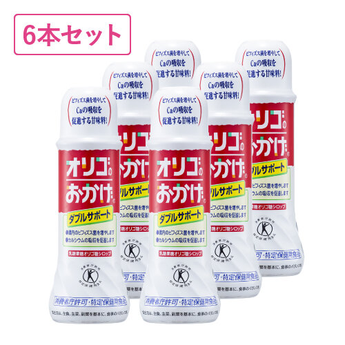 オリゴのおかげ ダブルサポート500g×6本（シロップタイプ） 商品画像