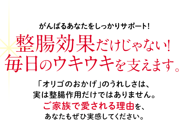 がんばるあなたをしっかりサポート！